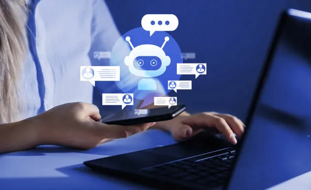 E-commerce bot illustration