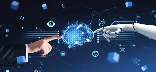 Booking service bot illustration